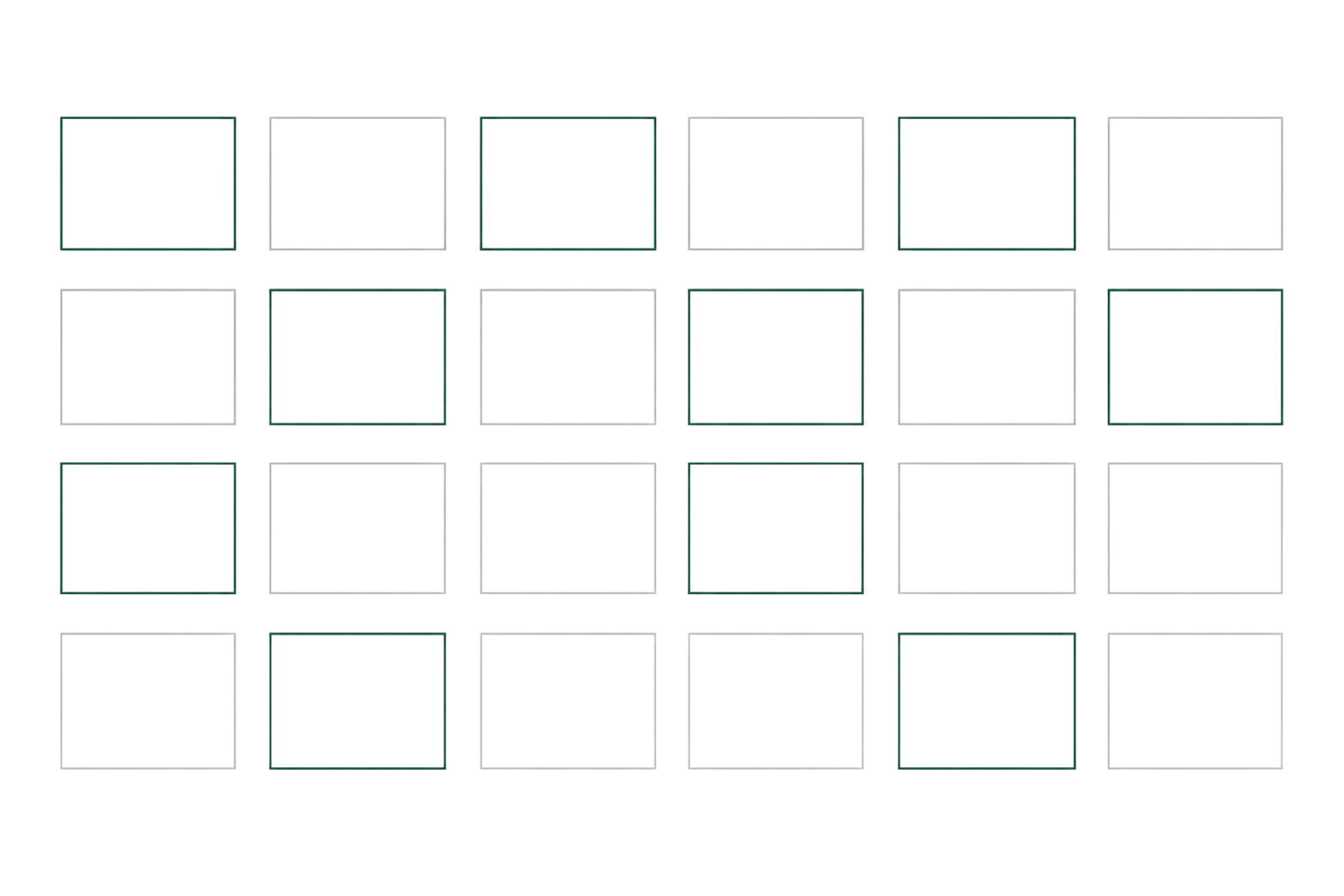 Card grid illustration representing archived entries